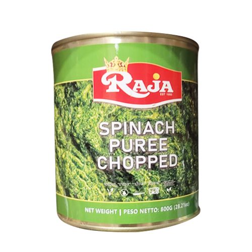 Raja Palong Shaak Puree (Kata Obosthay) - Raja Spinach Puree Chopped - Raja Spinatpüree, Gehackt